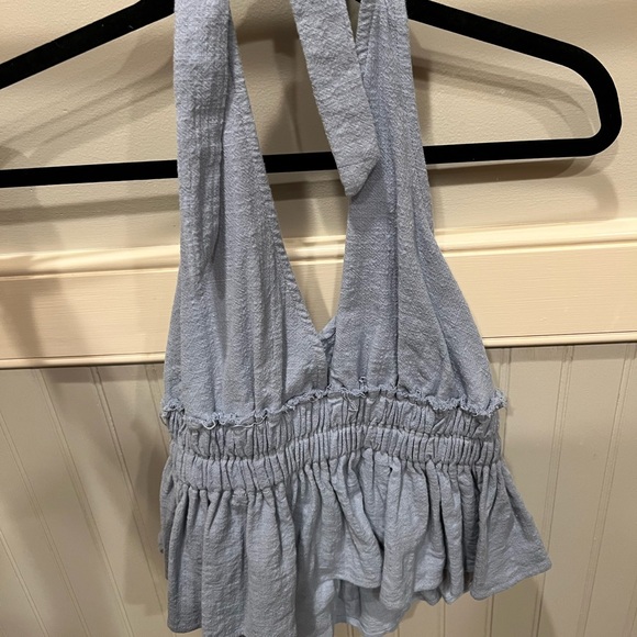 Ocean Drive Blue Halter Top - Picture 2 of 3